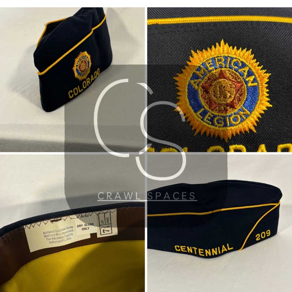 Vintage American Legion Colorado Hat 209 Centenial